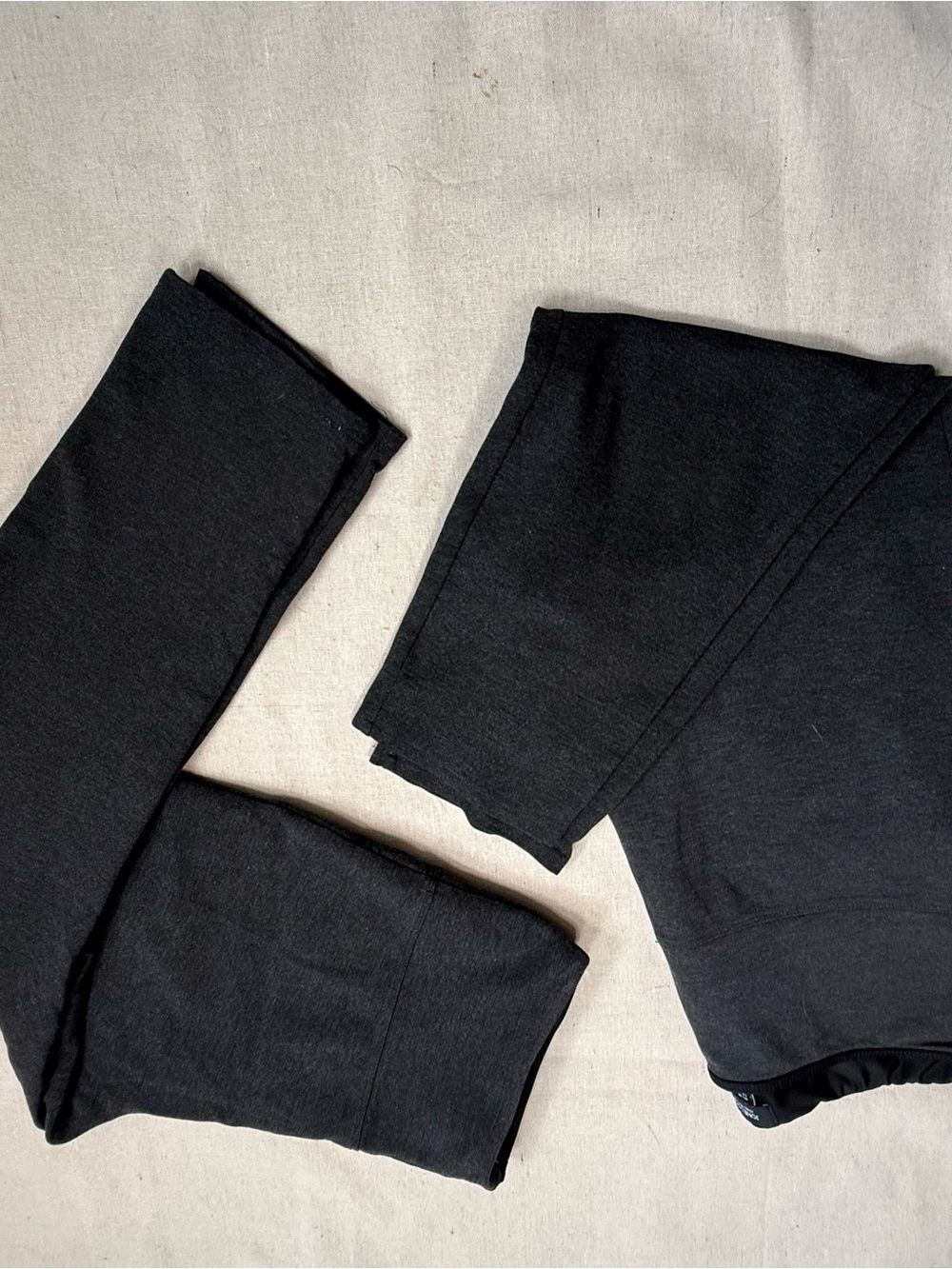 Bundle 2 Pairs Jones New York 1X Ponte Slimming Wide Waistband Leggings Grey - Picture 15 of 15